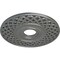 Ekena Millwork Robin Ceiling Medallion (Fits Canopies up to 6 1/4"), 22 1/4"OD x 4 3/4"ID x 1 1/4"P, Silver CM22RBSLS - alternate 3